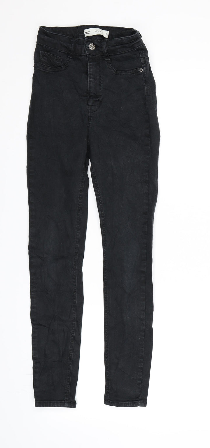 Ginatricot Womens Black  Denim Skinny Jeans Size S L26 in - Skinny Jeans