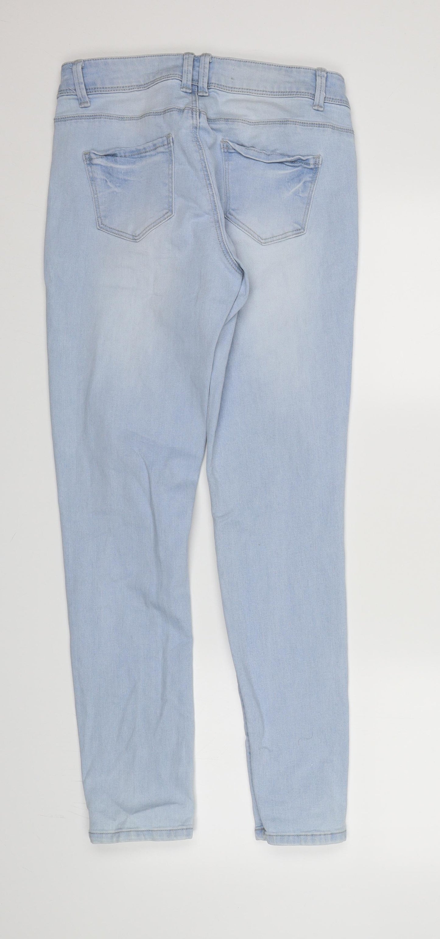 Denim CO. Womens Blue  Denim Skinny Jeans Size 10 L28 in - Skinny Jeans