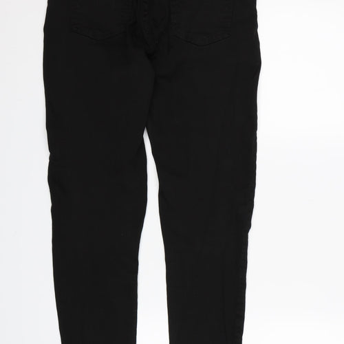 F&F Womens Black  Denim Skinny Jeans Size 10 L26 in