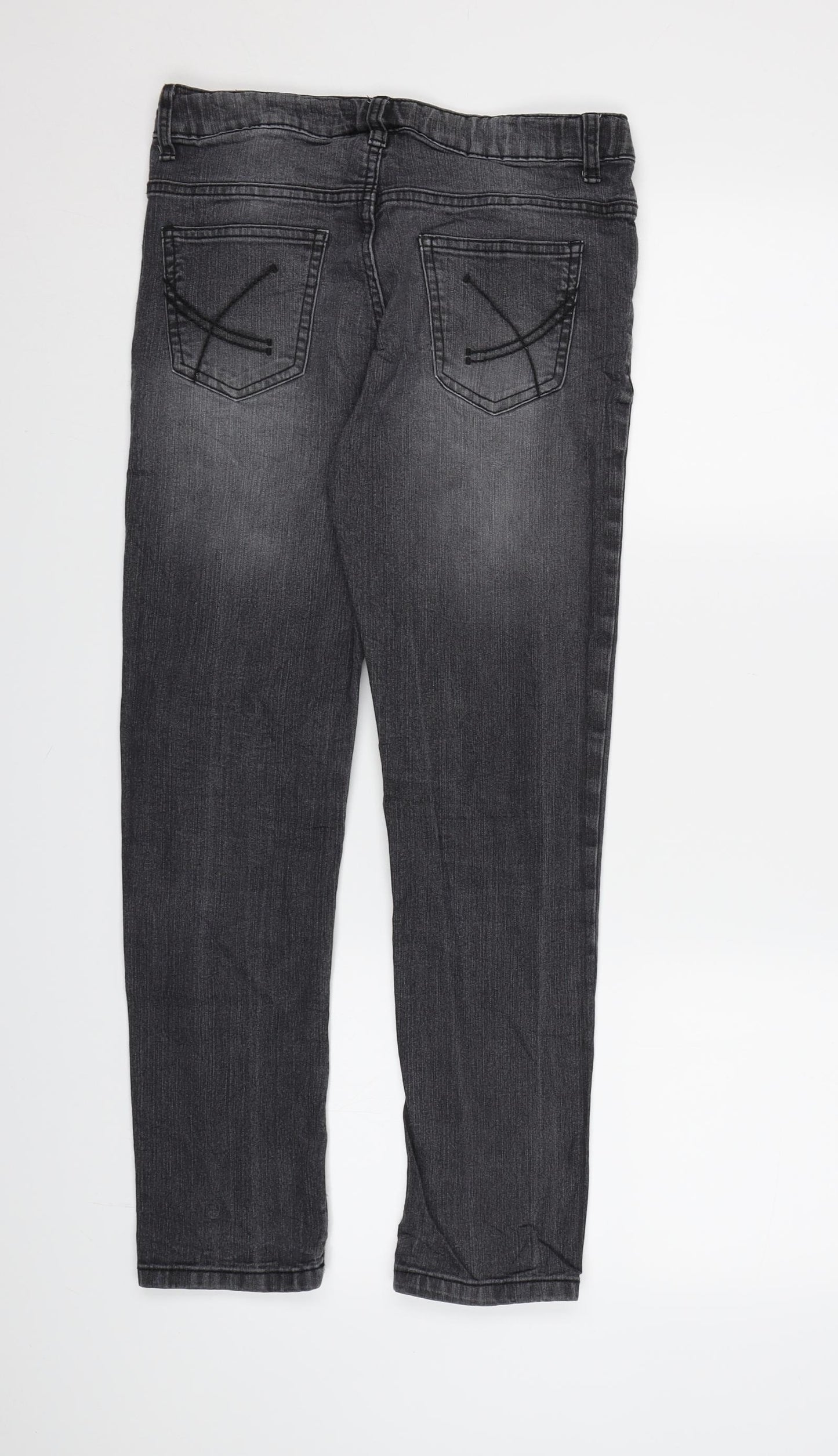 YFK Boys Grey  Denim Straight Jeans Size 11-12 Years