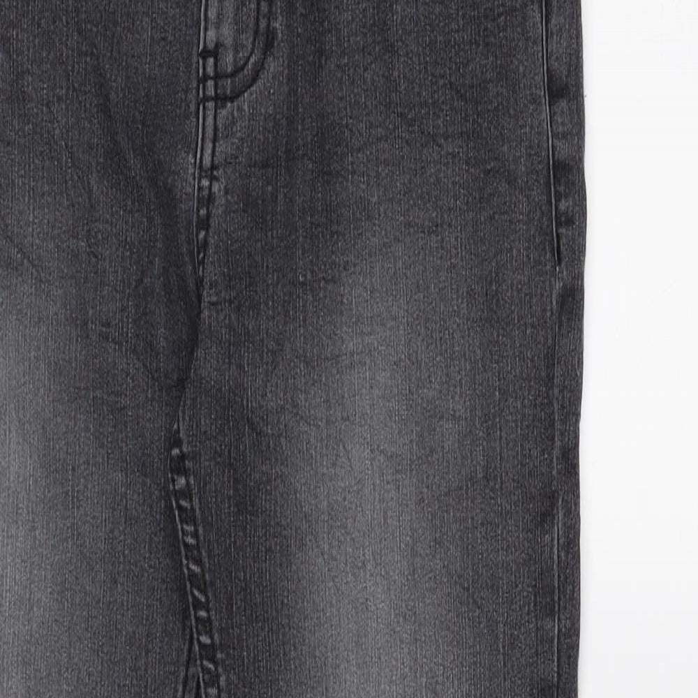 YFK Boys Grey  Denim Straight Jeans Size 11-12 Years