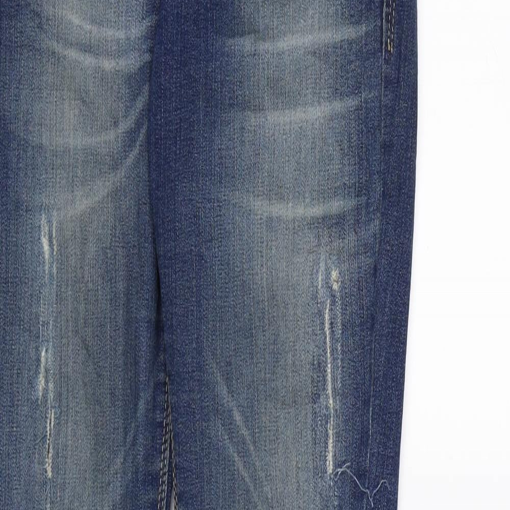 Bros Jeans Mens Blue  Denim Straight Jeans  L30 in