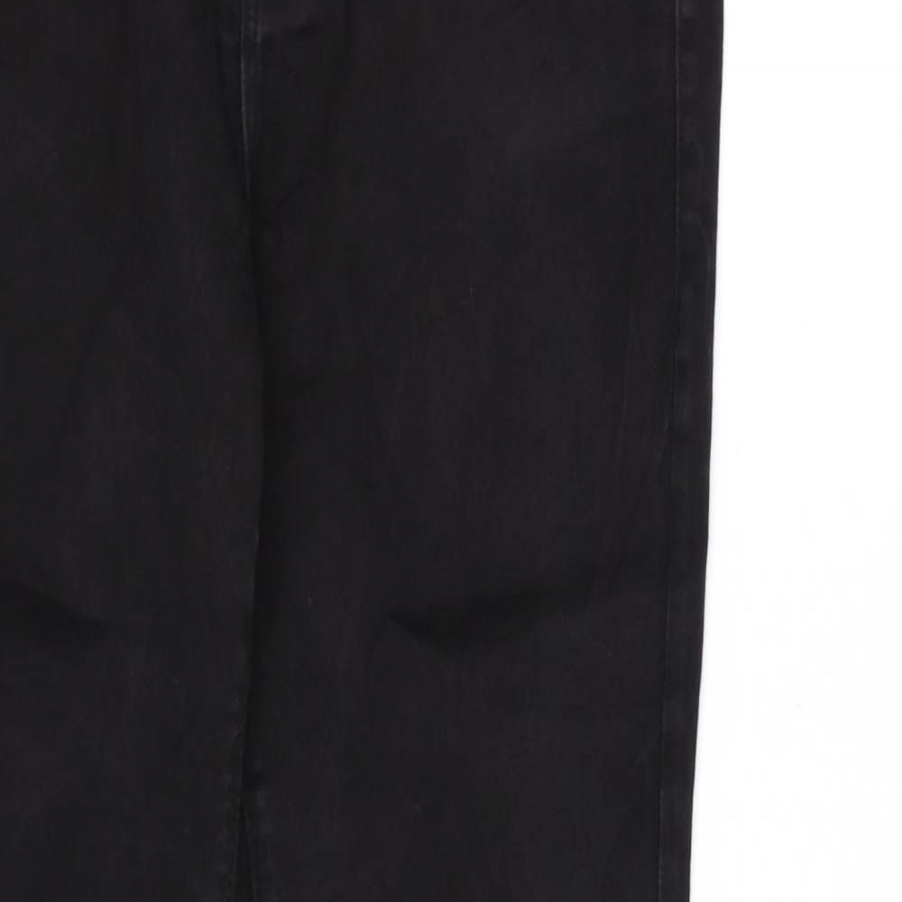 Dorothy Perkins Womens Black  Denim Skinny Jeans Size 14 L30 in