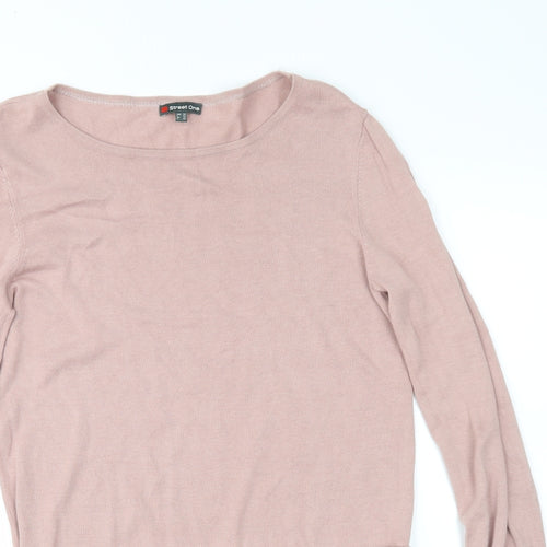 Street One Womens Pink  Knit Pullover Jumper Size 12