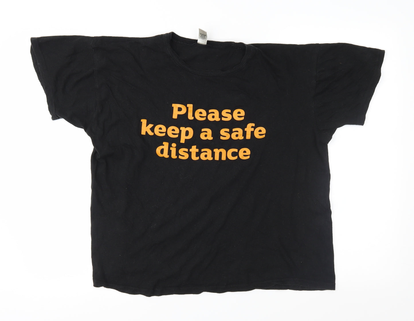 Club Womens Black  Jersey Basic T-Shirt Size M