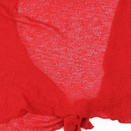 Roman Womens Red  Knit Cardigan Jumper Size L