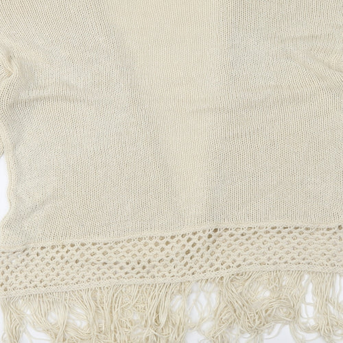 Atmosphere Womens Beige  Knit Cardigan Jumper Size S
