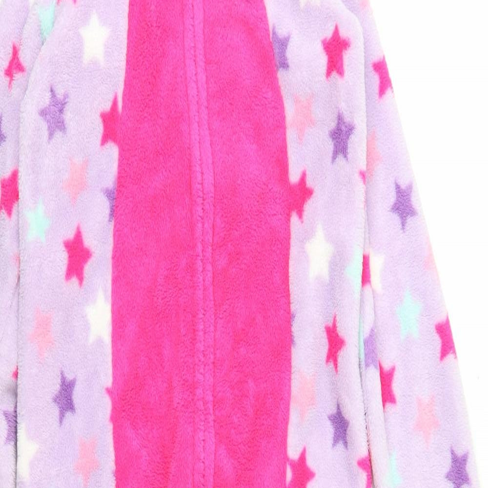 George Girls Purple Geometric   One Piece Size 10-11 Years