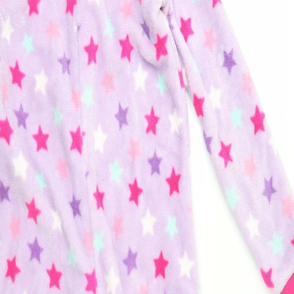 George Girls Purple Geometric   One Piece Size 10-11 Years