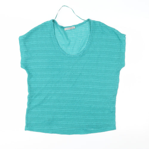 Atmosphere Womens Green  Knit Pullover Jumper Size 8