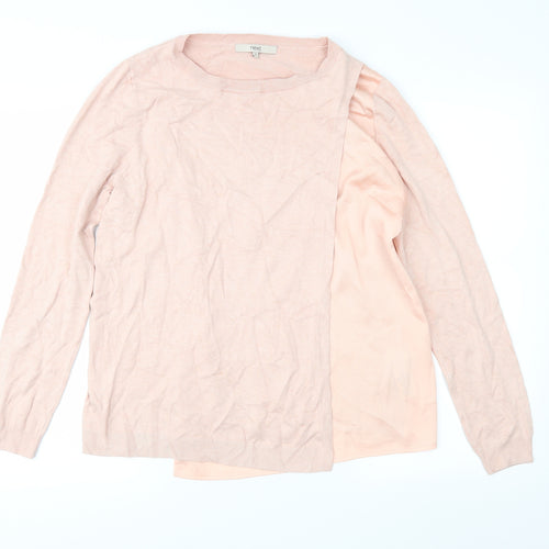 NEXT Womens Pink  Knit Pullover Jumper Size 12