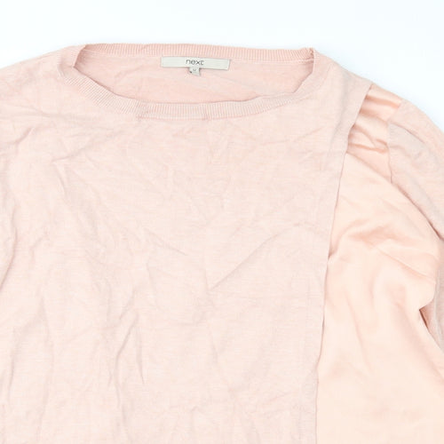 NEXT Womens Pink  Knit Pullover Jumper Size 12