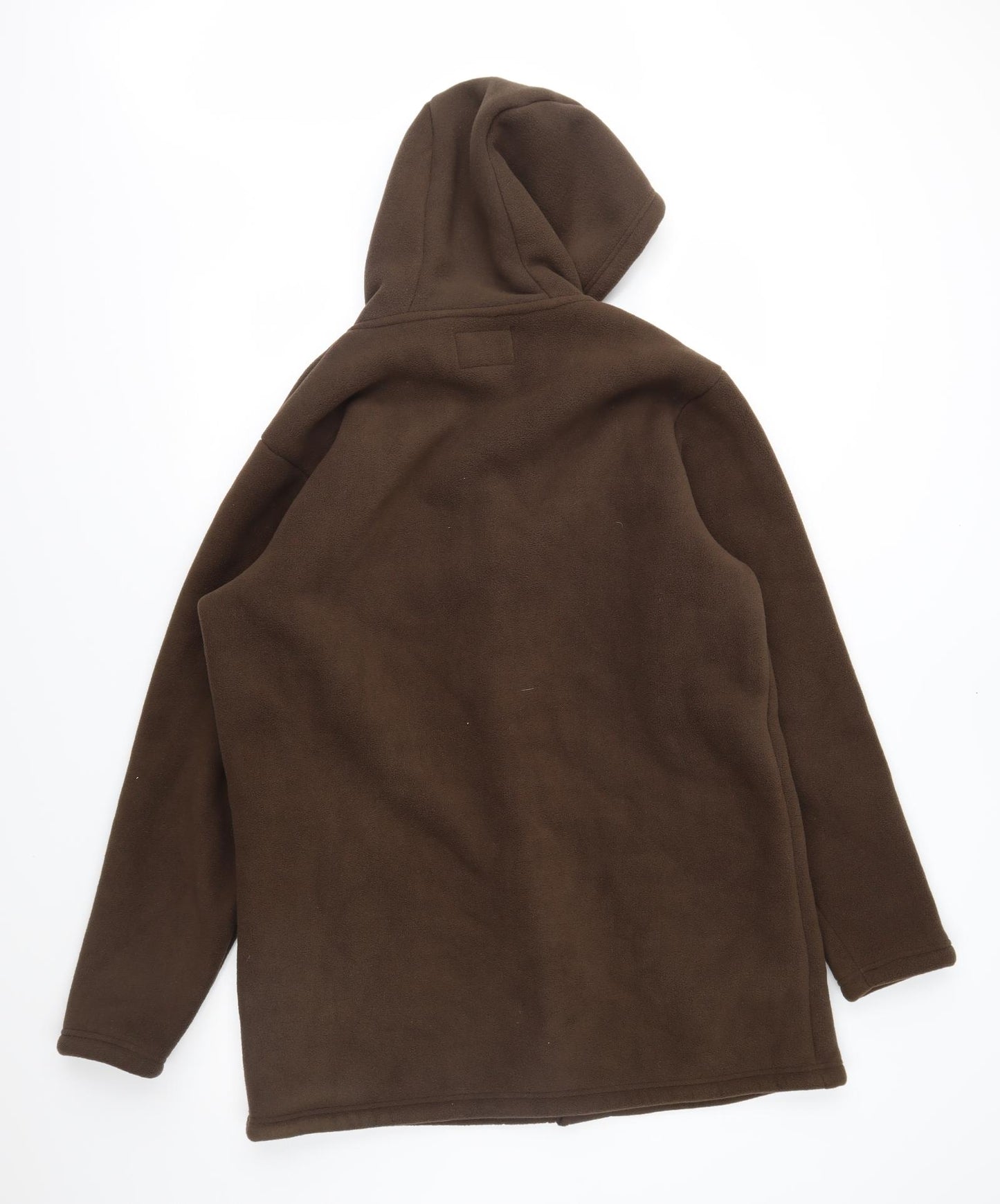 Premier Mens Brown  Fleece Parka Coat Size M