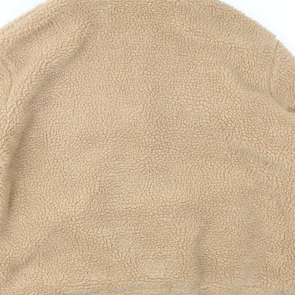 Primark Womens Brown  Fleece Jacket Coat Size S