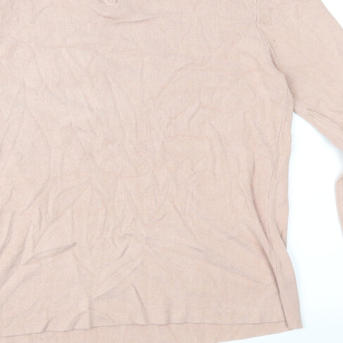 Warehouse Womens Pink  Knit Pullover Jumper Size 12