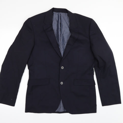 Marks and Spencer Mens Blue   Jacket Suit Jacket Size 38