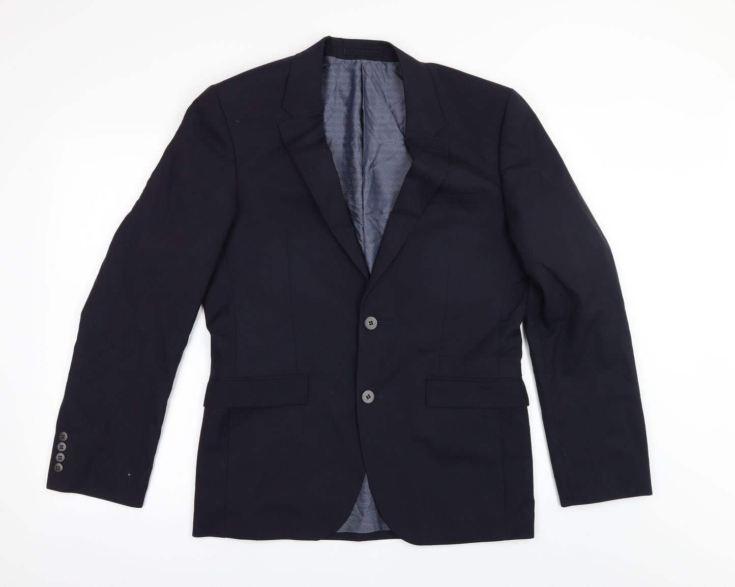 Marks and Spencer Mens Blue   Jacket Suit Jacket Size 38