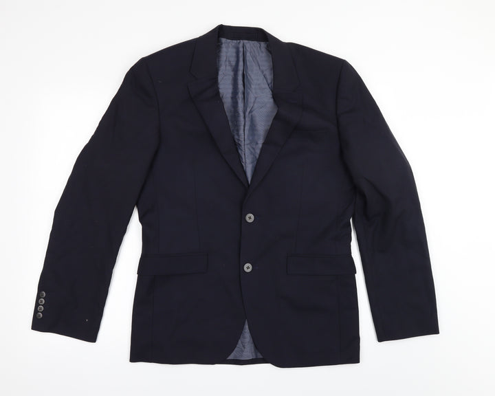 Marks and Spencer Mens Blue   Jacket Suit Jacket Size 38
