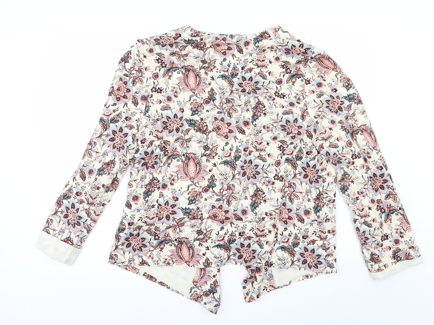 New Look Womens Ivory Floral  Jacket  Size 18