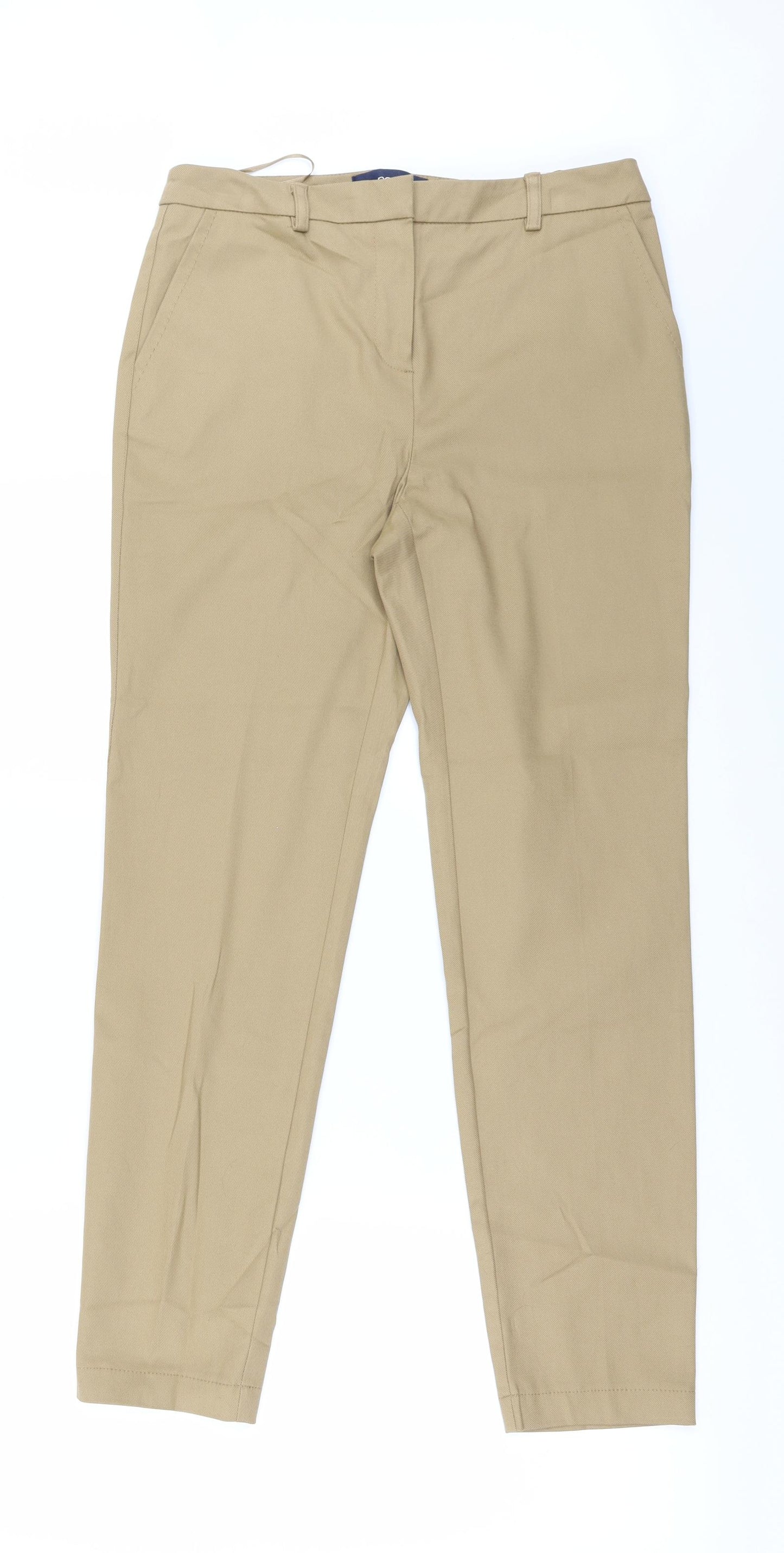 NEXT Womens Beige   Trousers  Size 8 L28 in