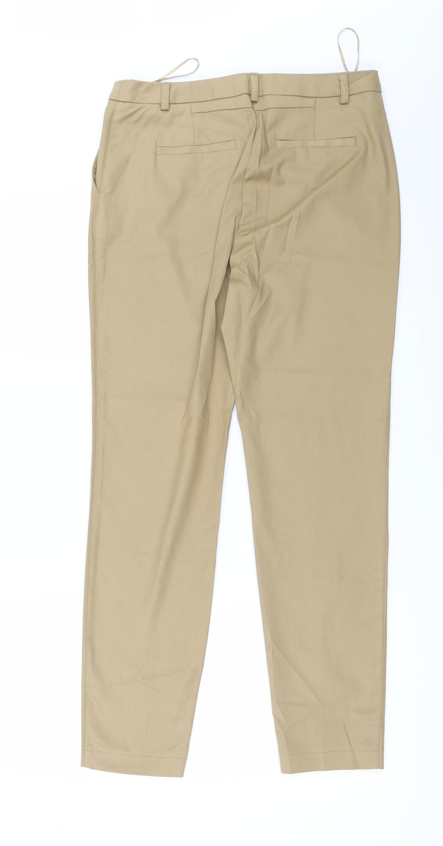 NEXT Womens Beige   Trousers  Size 8 L28 in