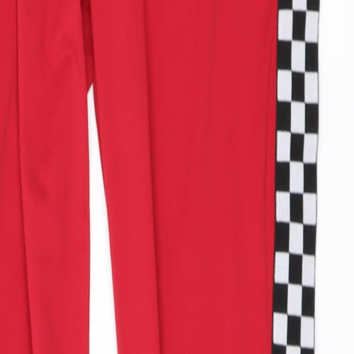 SheIn Womens Red   Carrot Leggings Size XS L27 in