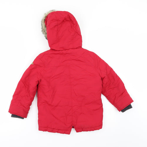 TU Boys Red   Jacket  Size 3-4 Years