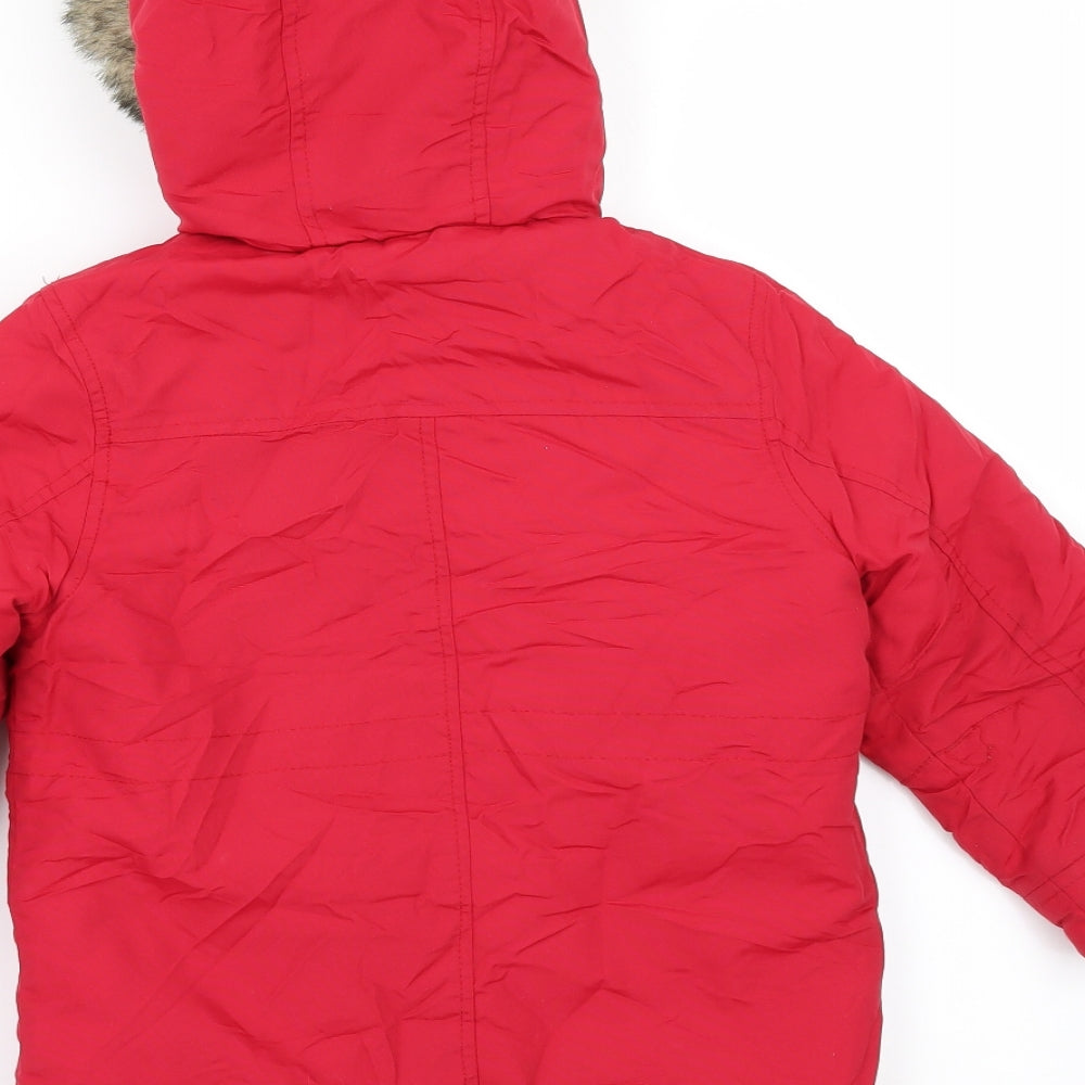 TU Boys Red   Jacket  Size 3-4 Years