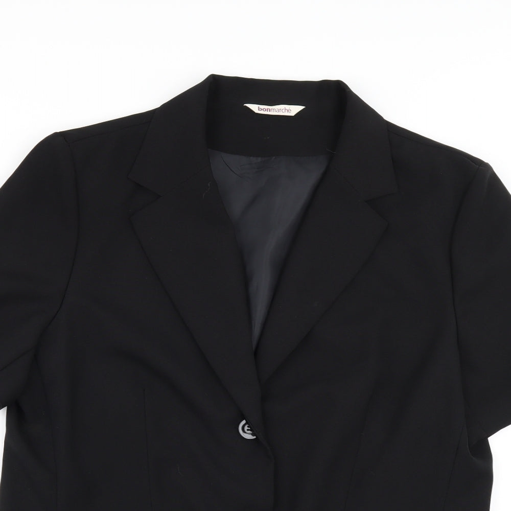 Bonmarché Womens Black   Jacket  Size 16