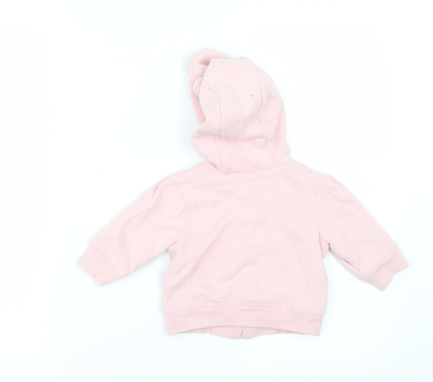 Gap Girls Pink   Jacket  Size 3-6 Months  - Ears Hood