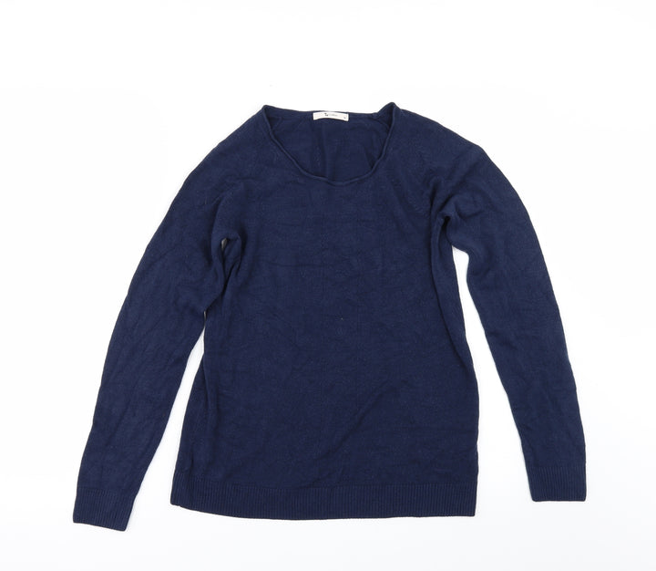 TU Womens Blue Pullover Jumper Size 10
