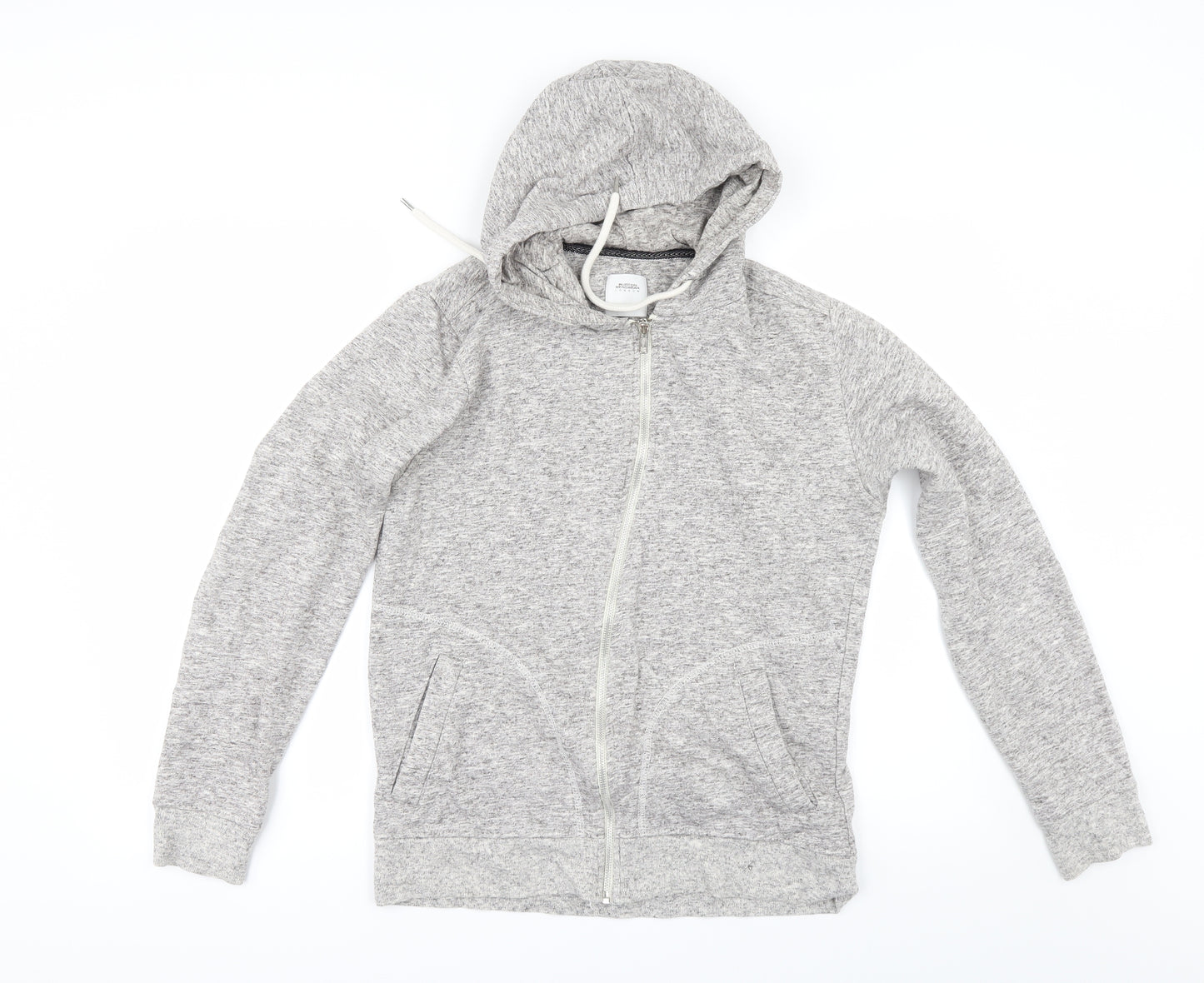 Burton Mens Grey   Full Zip Hoodie Size S