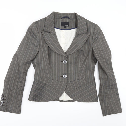NEXT Womens Beige Striped  Jacket  Size 12