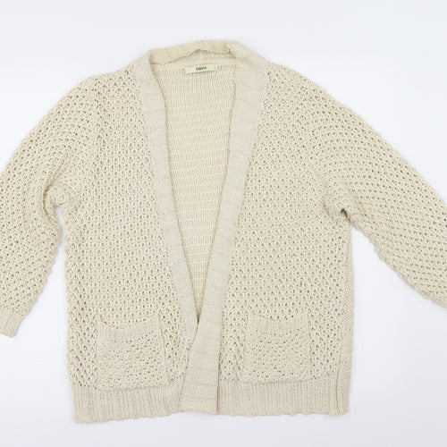 Oasis Womens Ivory   Cardigan Jumper Size M