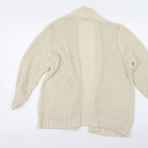 Oasis Womens Ivory   Cardigan Jumper Size M
