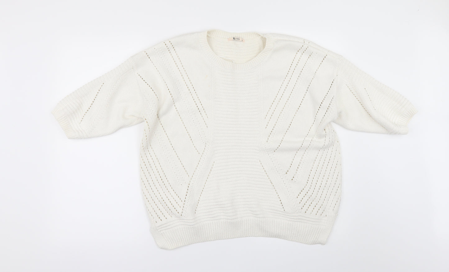 TU Womens Ivory   Pullover Jumper Size 16