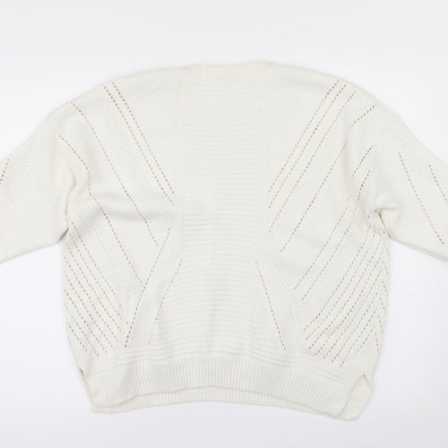 TU Womens Ivory   Pullover Jumper Size 16