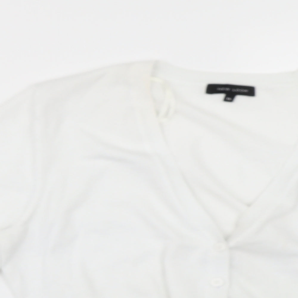 New Look Womens White   Cardigan Jumper Size 14