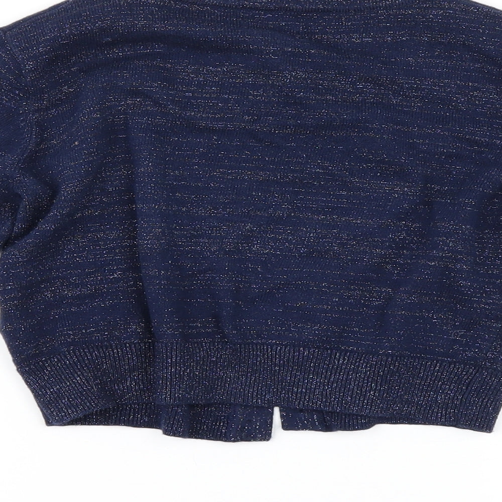 Yummie Girls Blue   Cape Jumper Size 9 Years