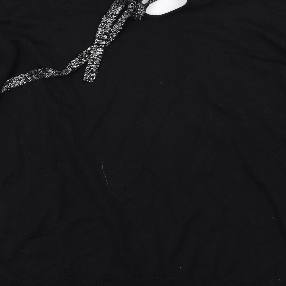 Wallis Womens Black    Jumper Size L  - CHRISTMAS
