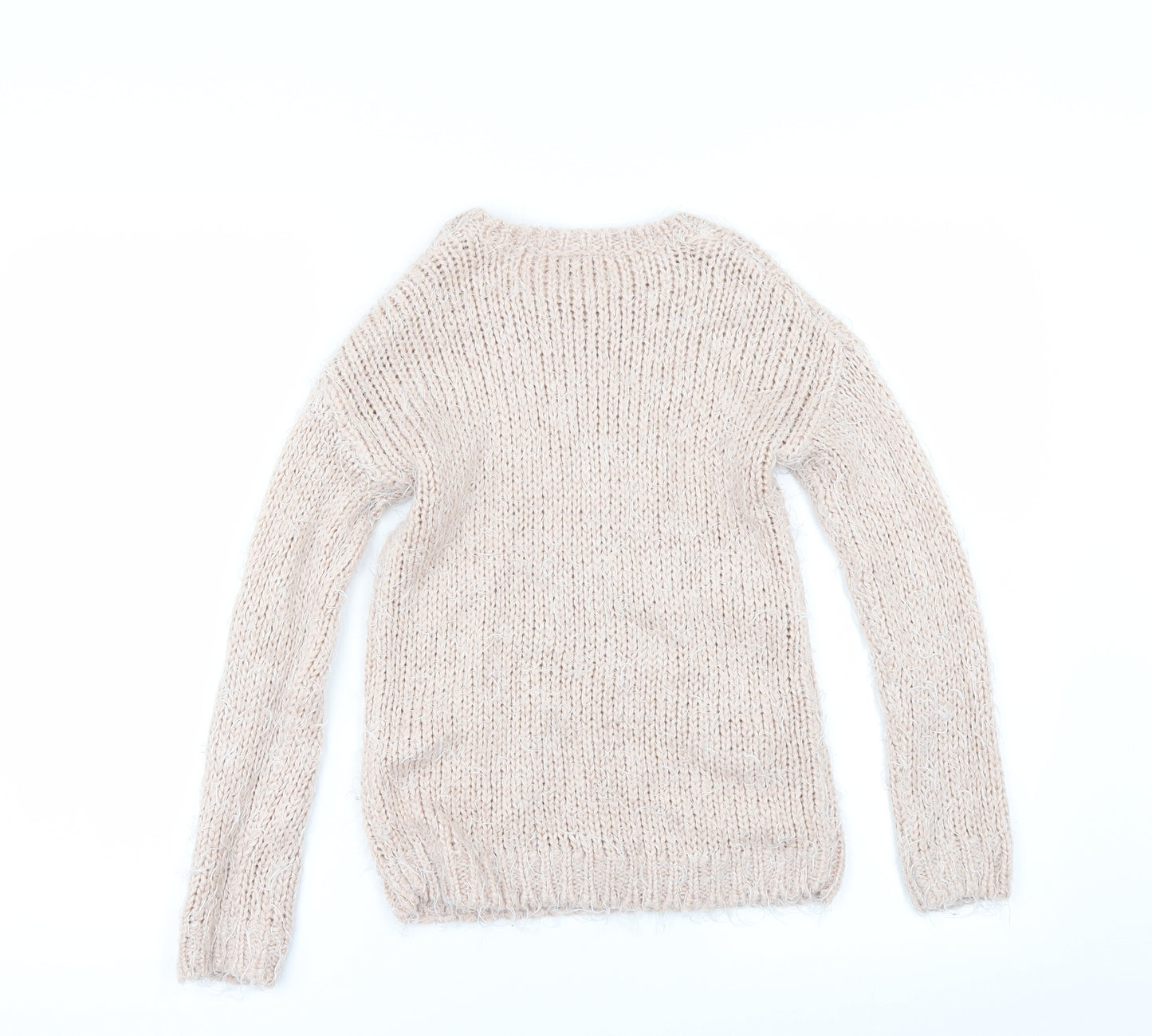 Matalan Girls Pink   Pullover Jumper Size 8-9 Years