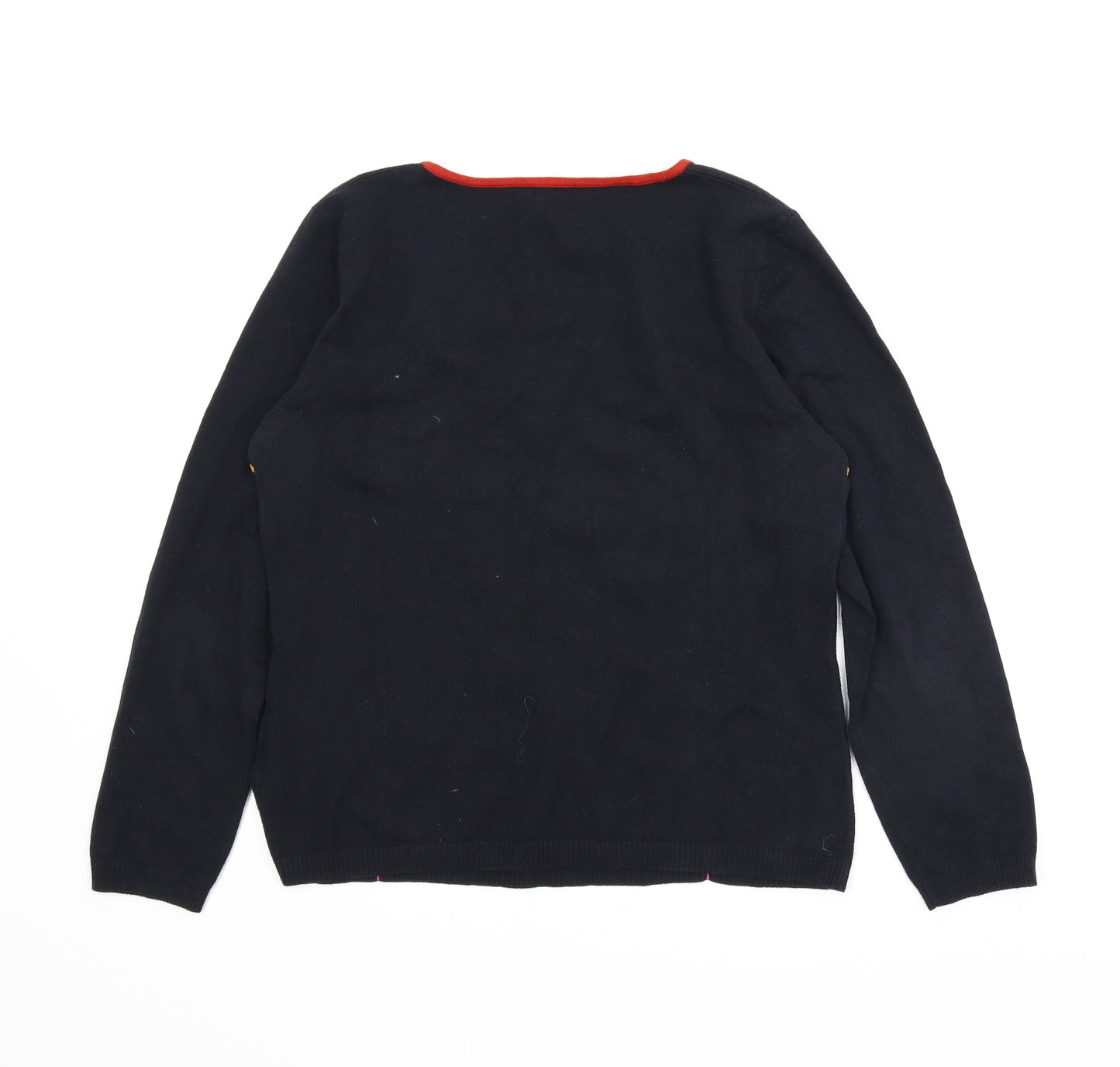 Preworn Womens Black   Pullover Jumper Size 10