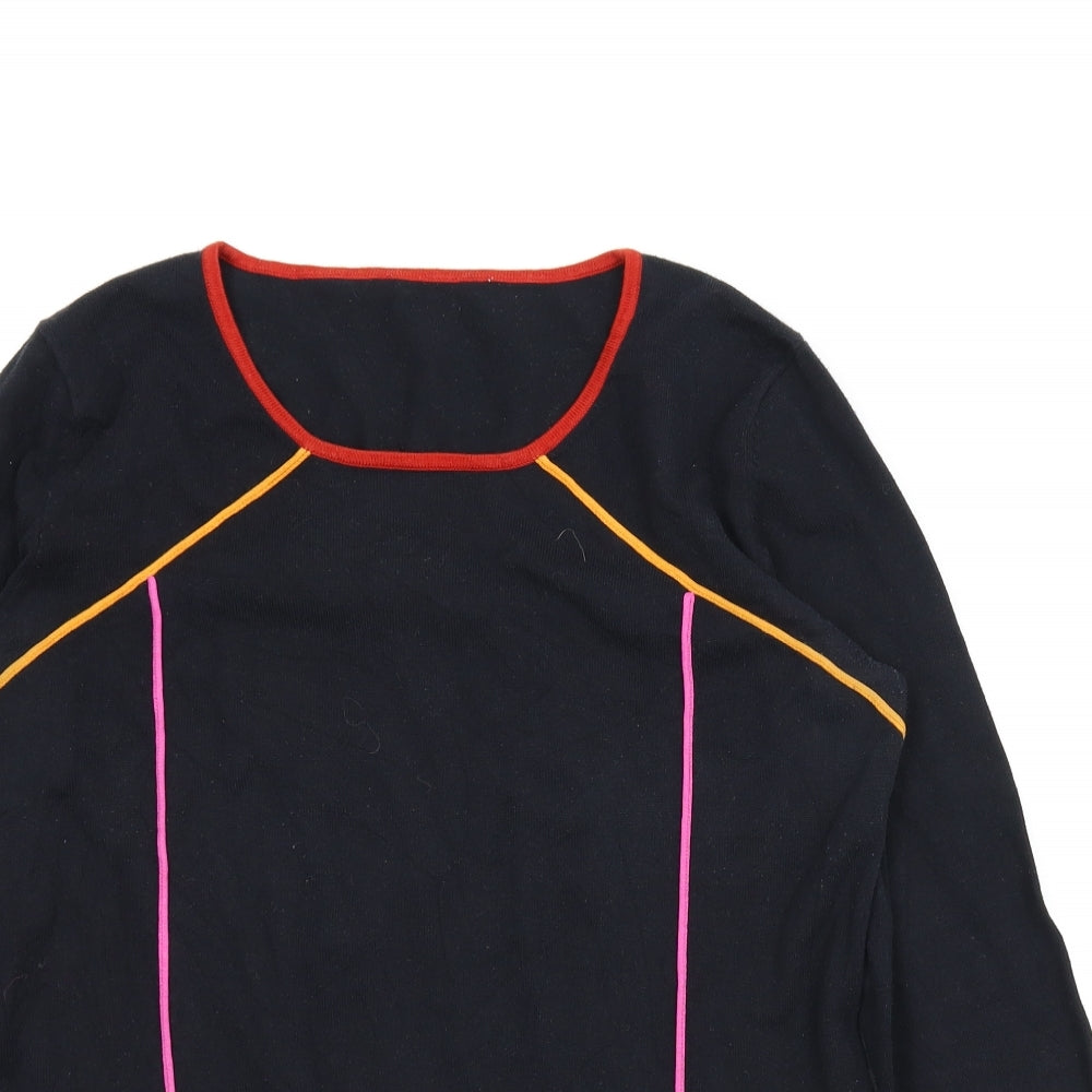Preworn Womens Black   Pullover Jumper Size 10
