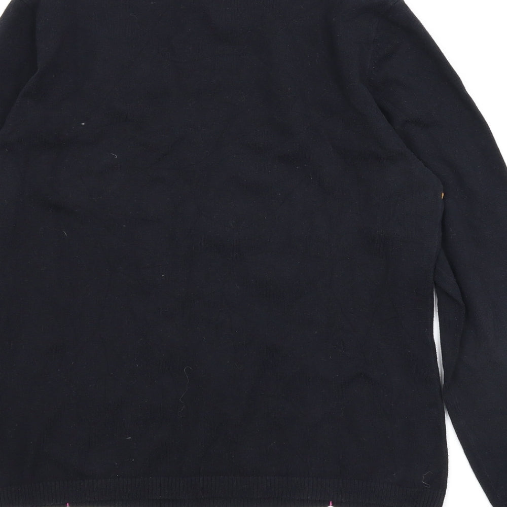 Preworn Womens Black   Pullover Jumper Size 10