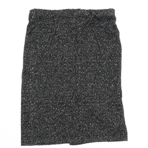 Preworn Womens Grey   Straight & Pencil Skirt Size M