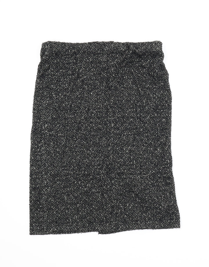 Preworn Womens Grey Straight & Pencil Skirt Size M