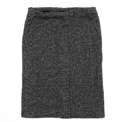Preworn Womens Grey   Straight & Pencil Skirt Size M