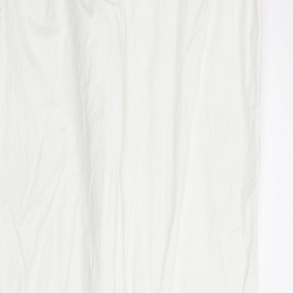 Cecil Womens White   Cargo Trousers Size 34 in L30 in