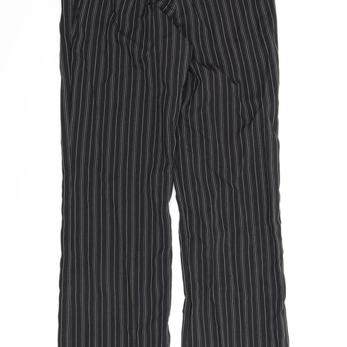 La Redoute Womens Black Striped  Trousers  Size 14 L32 in