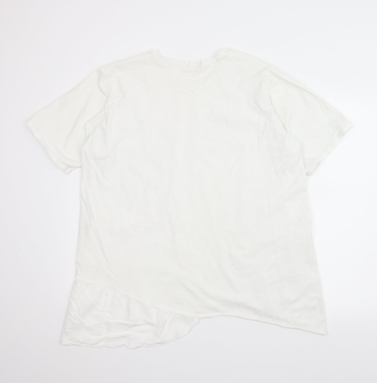 New Collection Womens White   Basic Blouse Size L